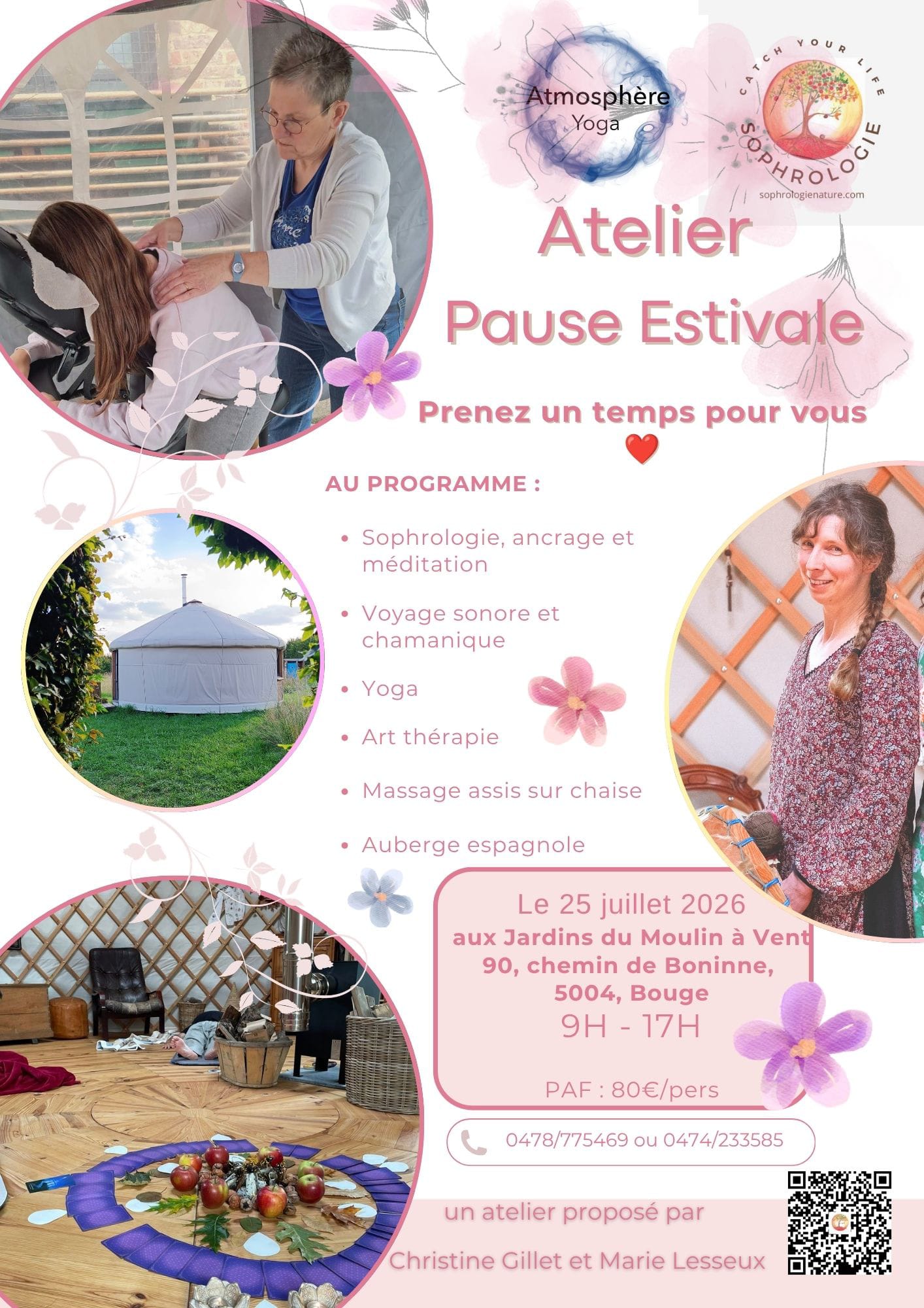 Affiche Atelier Pause Estivale - 25 juillet 2026