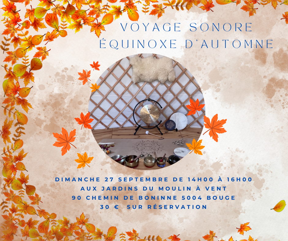 Affiche Voyage sonore - &Eacute;quinoxe d'Automne - 27 septembre 2026